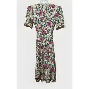 Vintage Cottagecore Betsy's‎ Things Floral Print Short Sleeve Dress Size 5/6 EUC